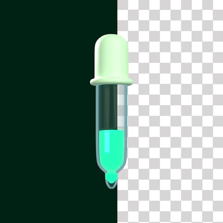 PSD икона 3d-пипетки