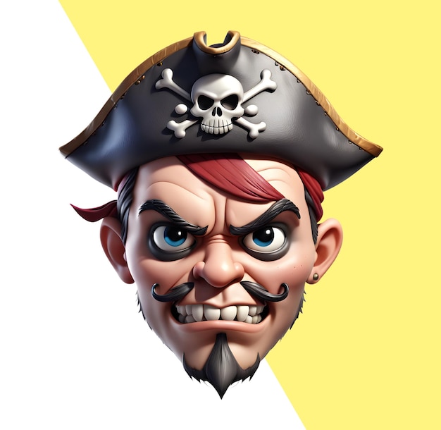 3d pirate character