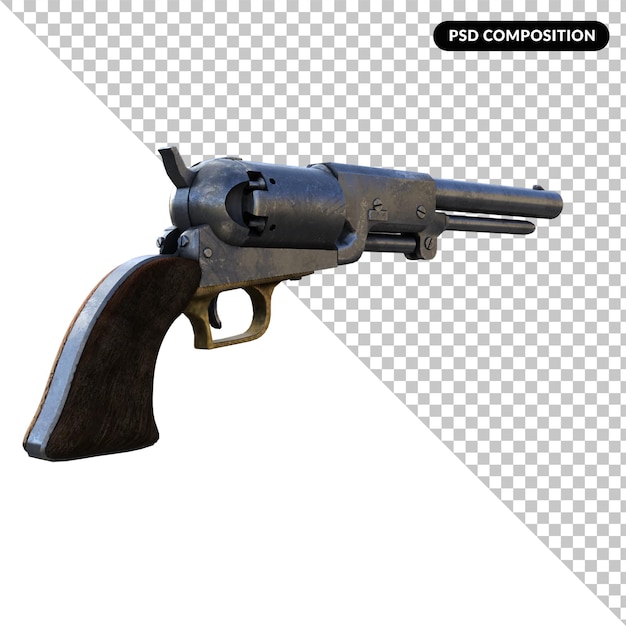 3D-pistool realistische afbeelding
