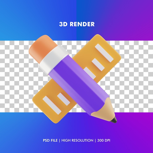 Illustrazione di pianificazione 3d isolata