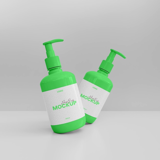 Mockup di contagocce in plastica 3d