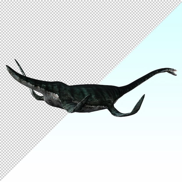 3d plesiosaurus zee reptiel dinosaurus