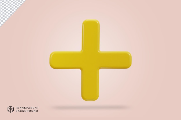 3d plus icon vector illustration