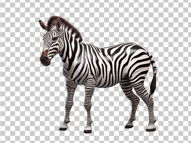 PSD 3d png zebra background