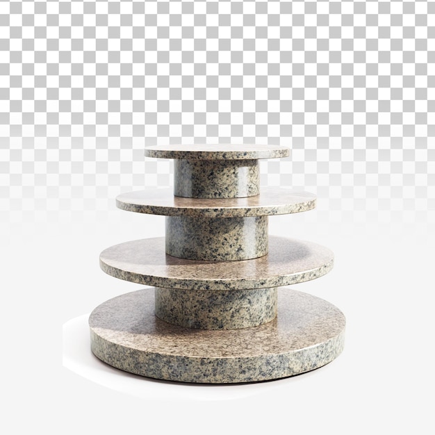 투명한 배경에 고립 된 3d 포디움 png