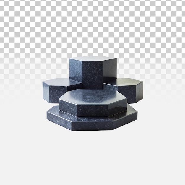 투명한 배경에 고립 된 3d 포디움 png