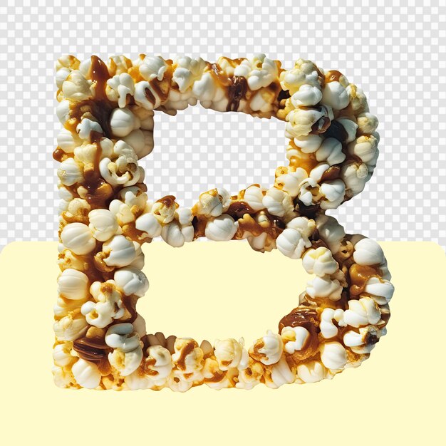 Set di lettere per popcorn 3d