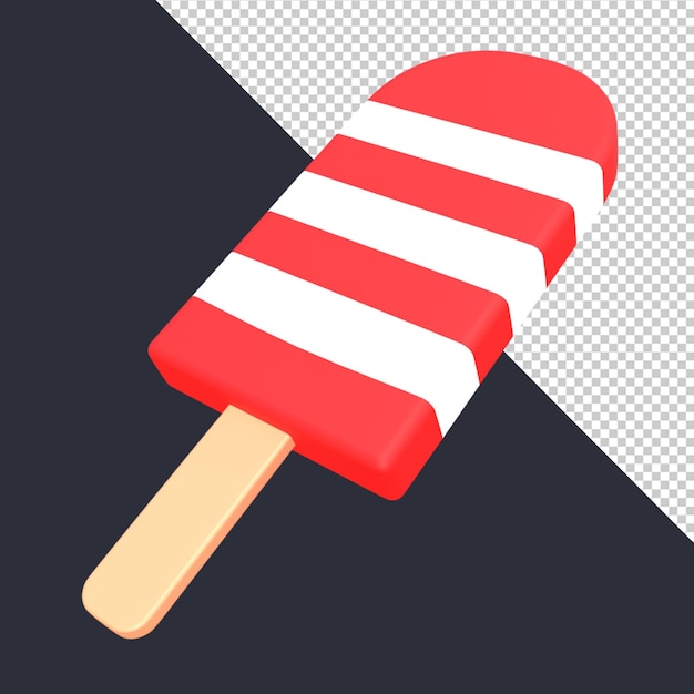 3D Popsicle illustration