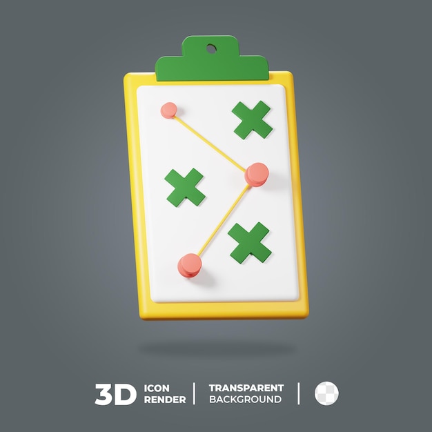 PSD 3d presentation strategy icon