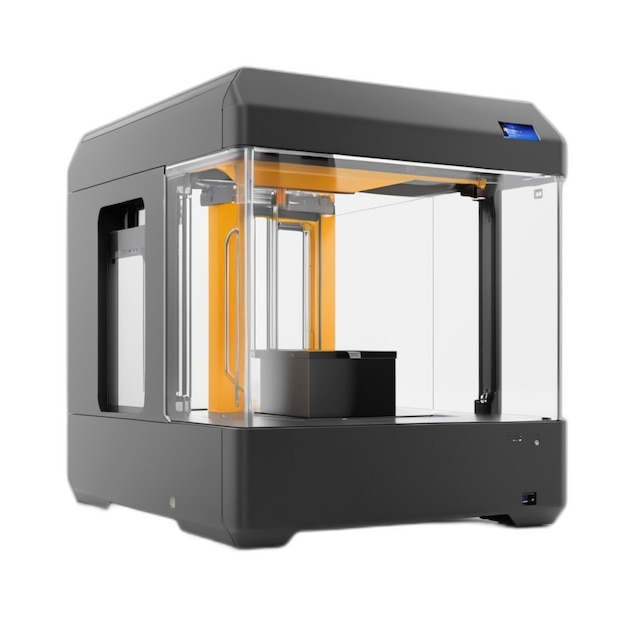 3d printer PSD on a white background