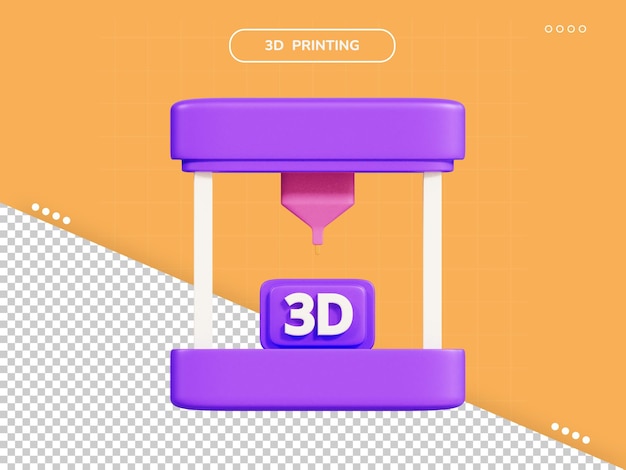 3d printing 3d icon