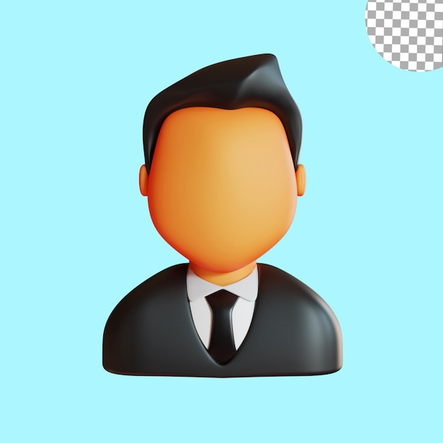 PSD 3d-profielpictogram png