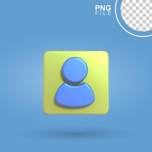 PSD 3d profile symbol