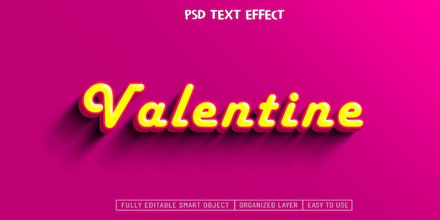 PSD 3d psd text effect with colorful