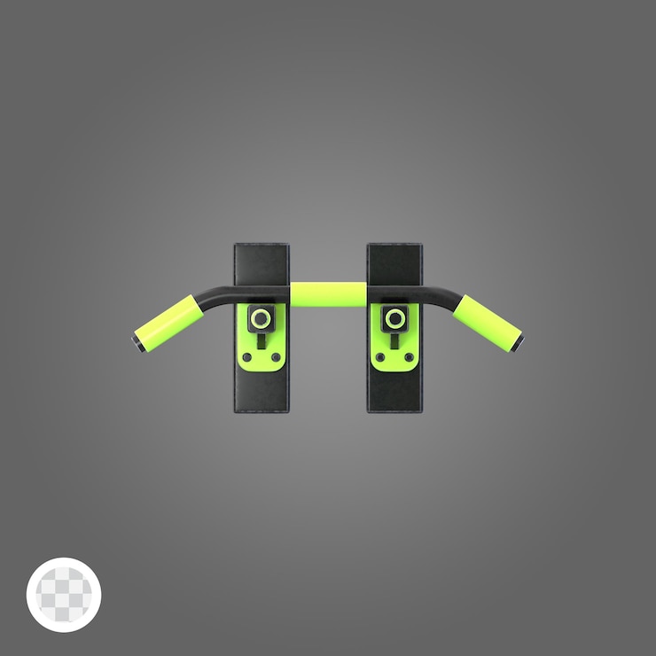 PSD 3d pull up bar icon