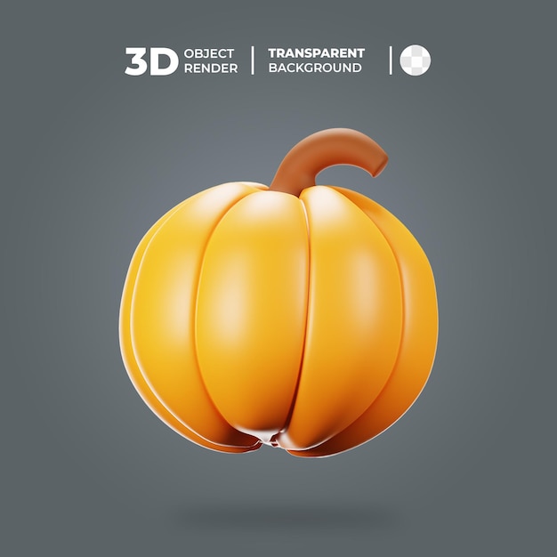 PSD icona della zucca 3d