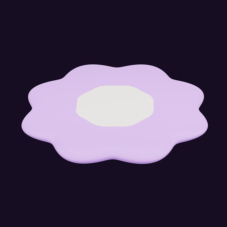 PSD 3d purple cute bathroom furniture