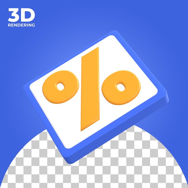 3d значок вопросительного знака 3d иллюстрация Premium Psd