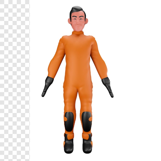 PSD uniforme da portare del corridore 3d