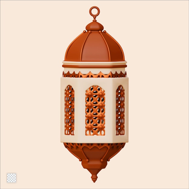 PSD 3d ramadan kareem ornaments illustration