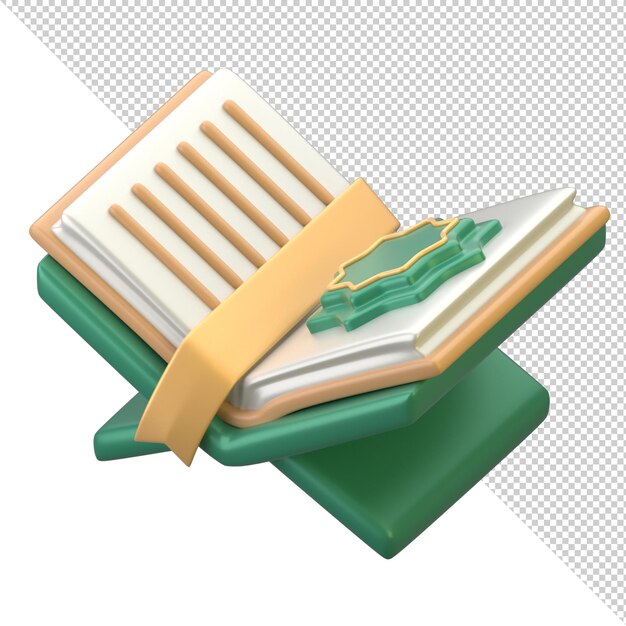 PSD 3d ramadan quran tilawah icon