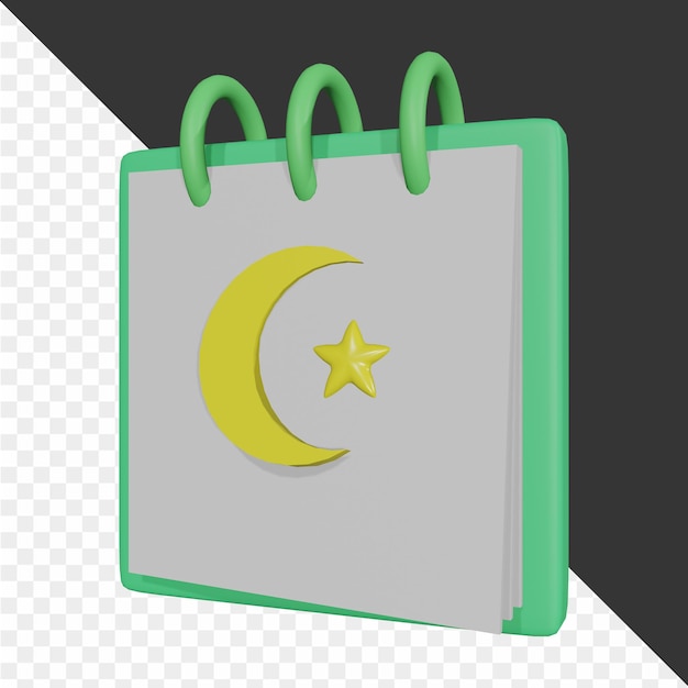 PSD icona del ramadan in 3d