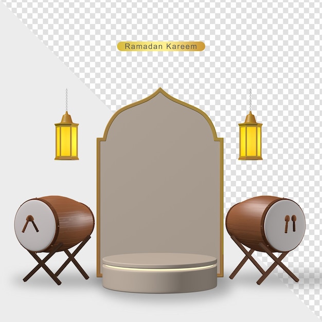 PSD 3d ramadhan template