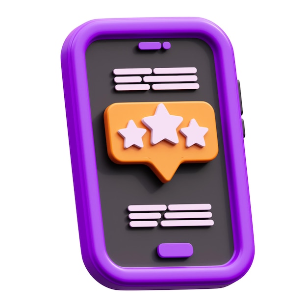 PSD 3d rating icon