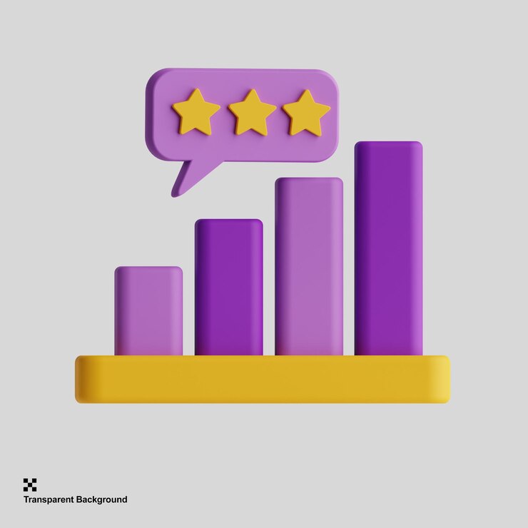 PSD 3d rating reputation icon