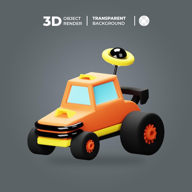 PSD 3d rc car icon