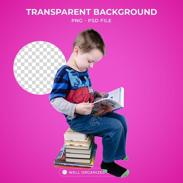 3d Reading Childrens literature book