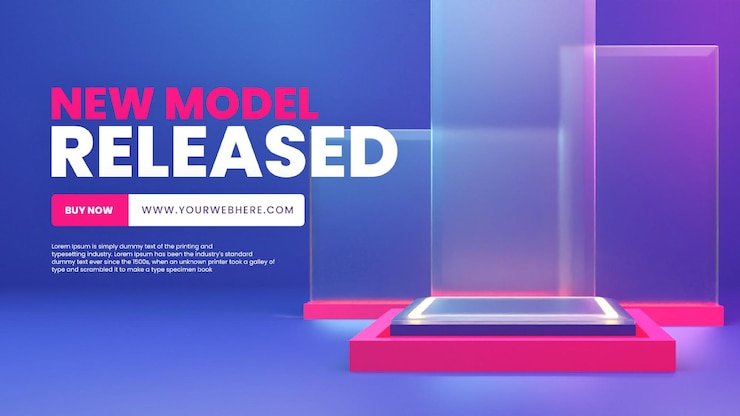 PSD 3d realistic background podium product display