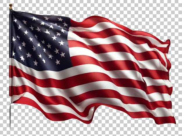 3d реалистичные флаги соединенных штатов америки на стальных столбах