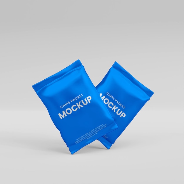 Mockup di pacchetti di fogli realistici 3d