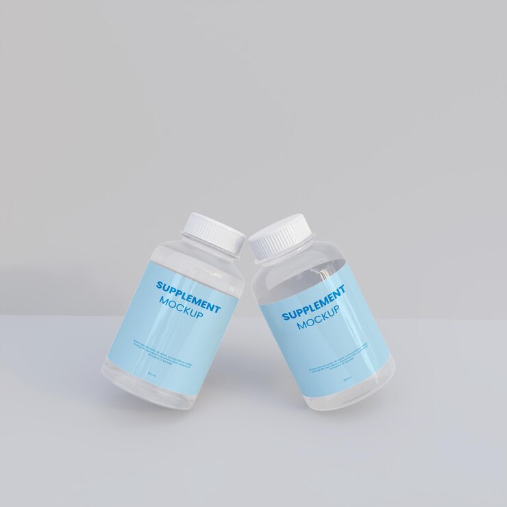 3D Realistic Medicine Mockup
