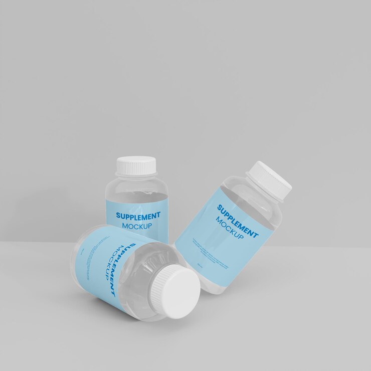 3D Realistic Medicine Mockup