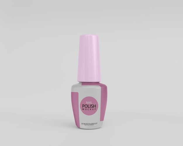 3d Realistic Nail Polish Mockup