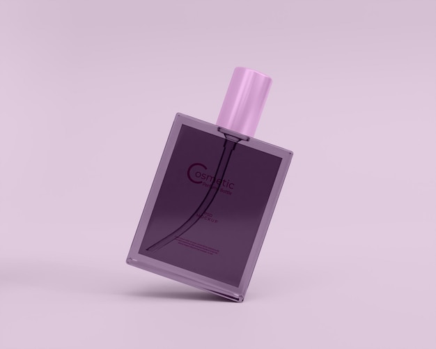 3d Realistic Perfume Bottle Mockup