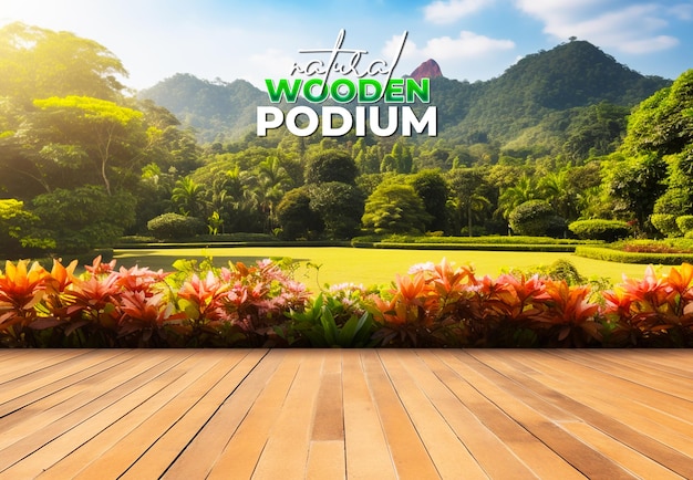 PSD 3d realistic podium background for product display