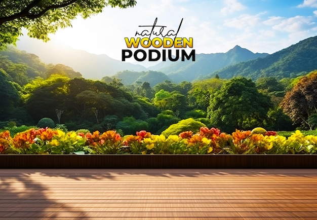 PSD 3d realistic podium background for product display