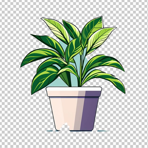 PSD 3d realistic vector icon illustration potted plants for the interior