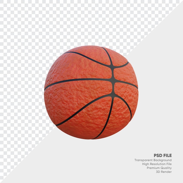 3d-realistische basketbal