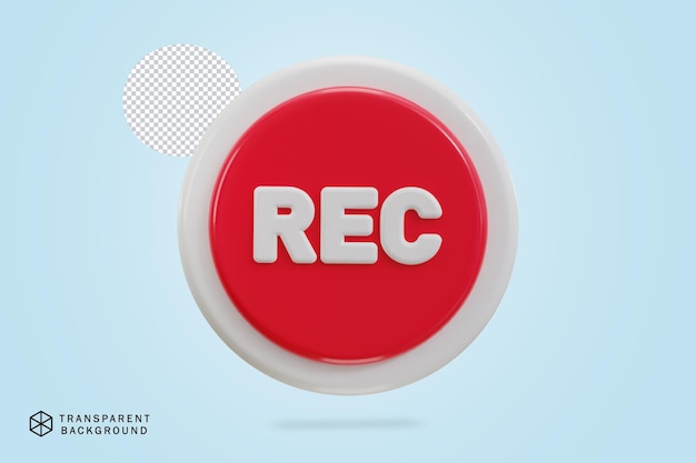 PSD 3d recording icon