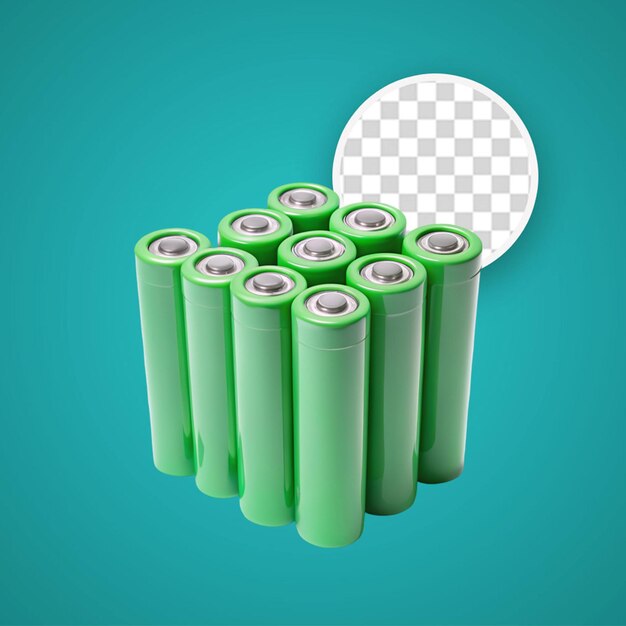 PSD 3d recycling van batterijen