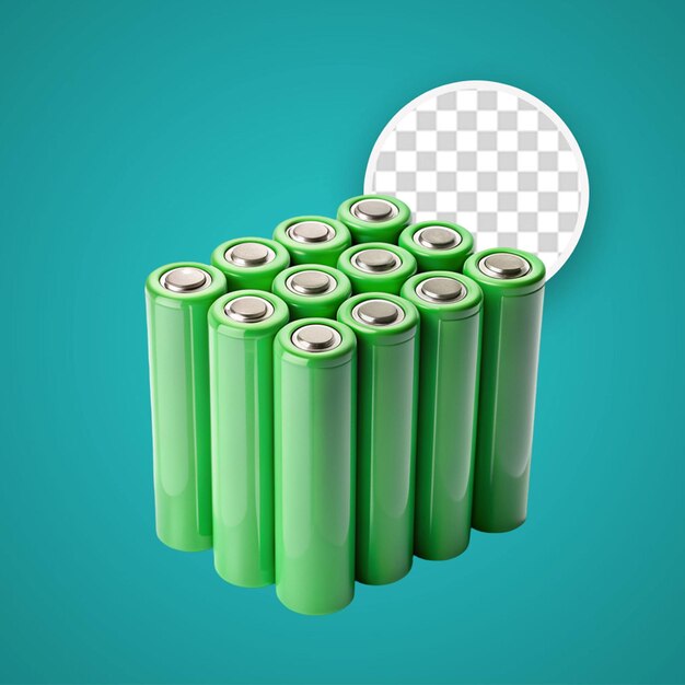 PSD 3d recycling van batterijen