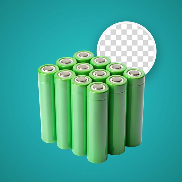 PSD 3d recycling van batterijen