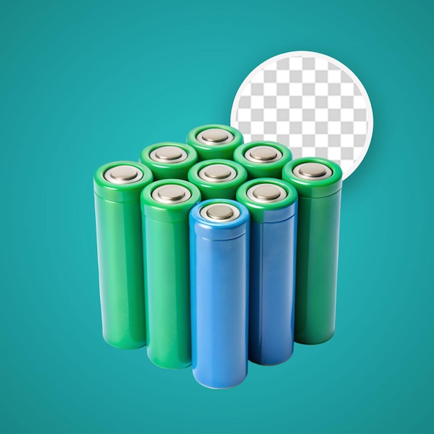 PSD 3d recycling van batterijen