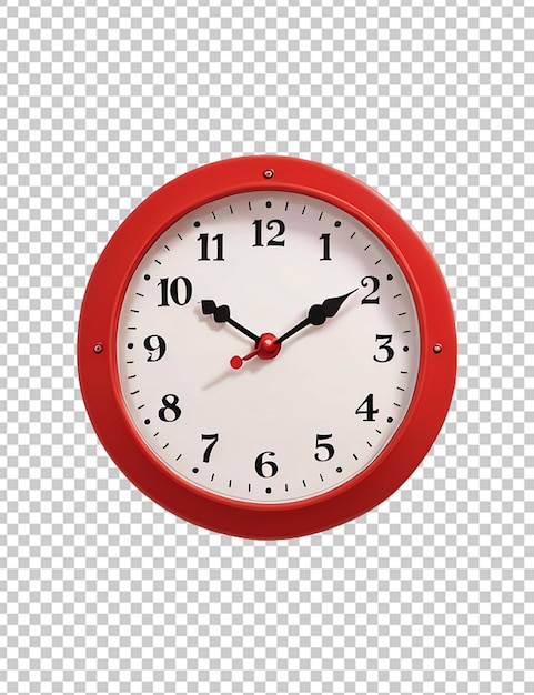 3d red clock