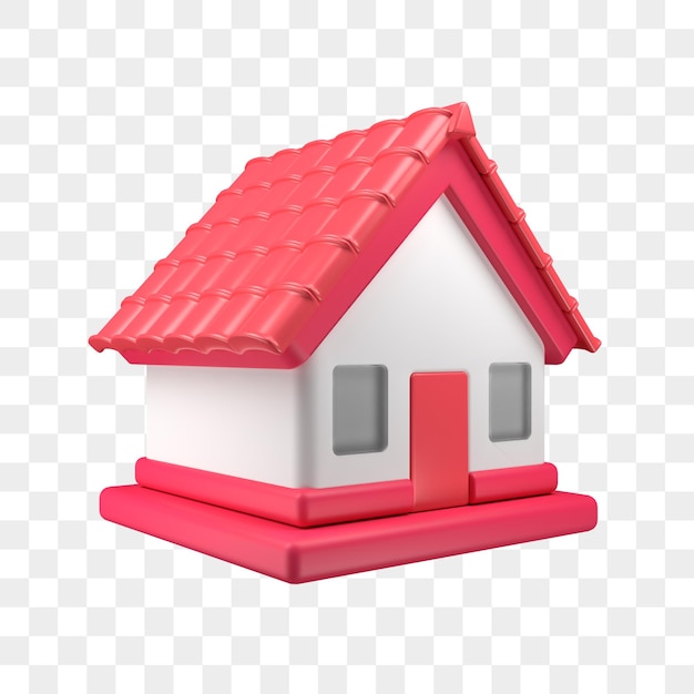 3D Red House