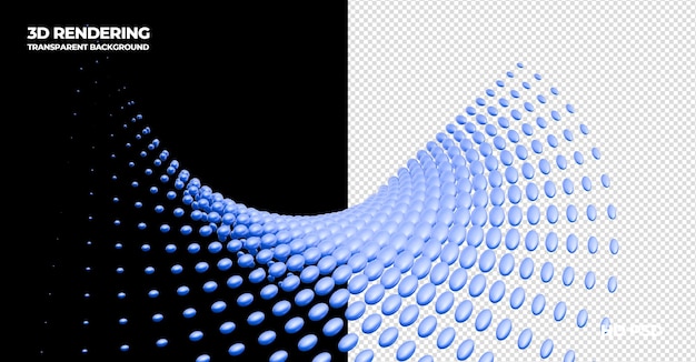 3d render abstract ball sphere banner bg